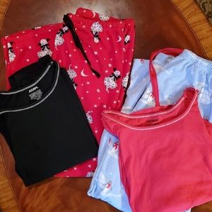 💥Set of Two Women's Jockey Cotton/Flannel PJS, L